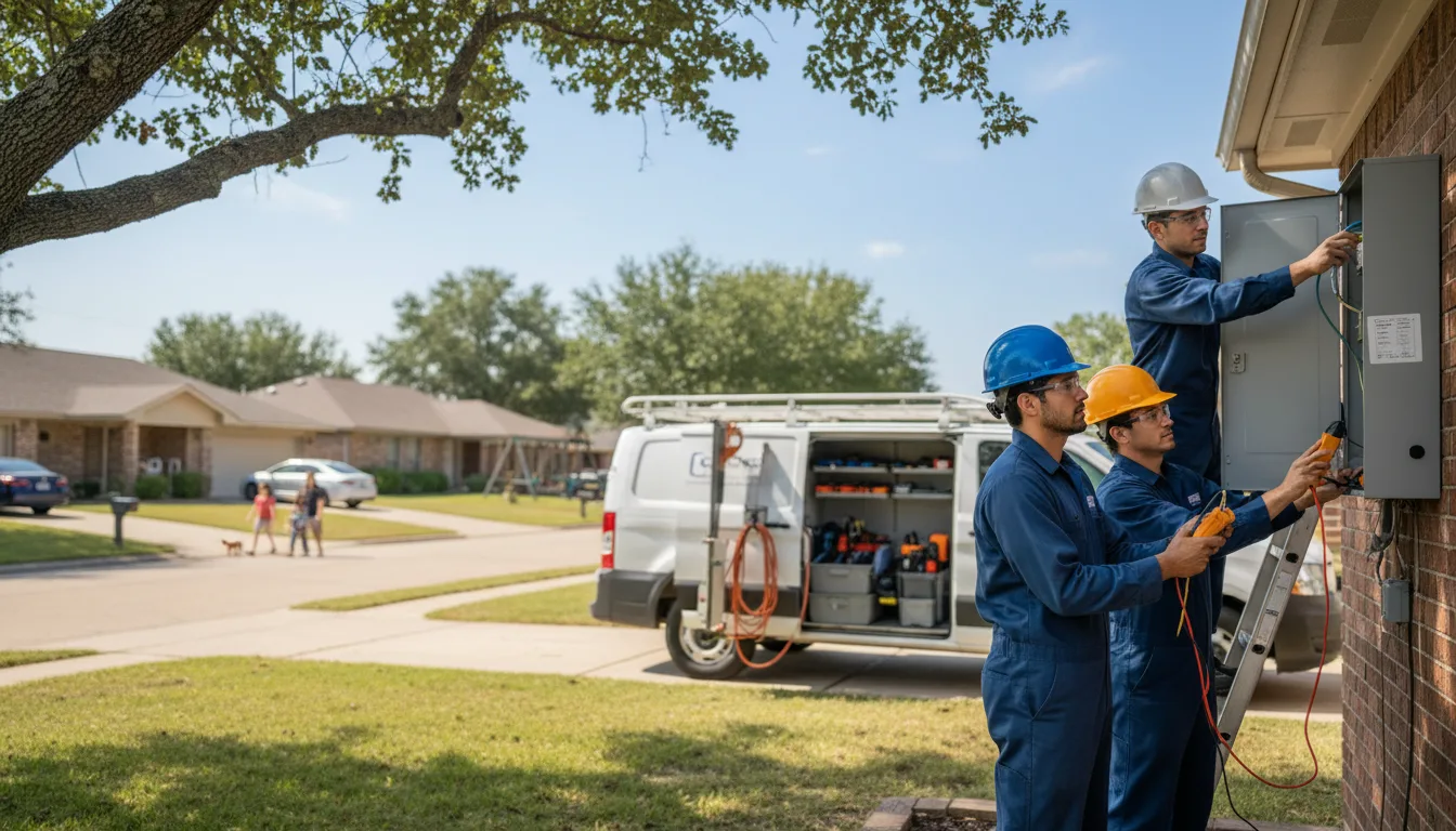 Certified electrician providing emergency electrical services in West, MS